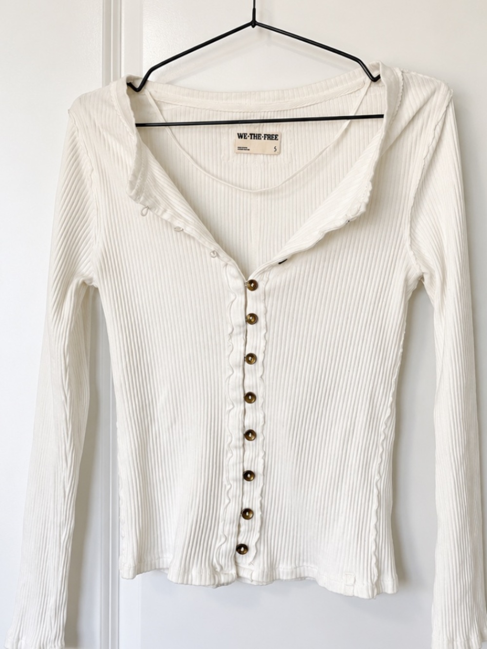 Free people- button up top (s)